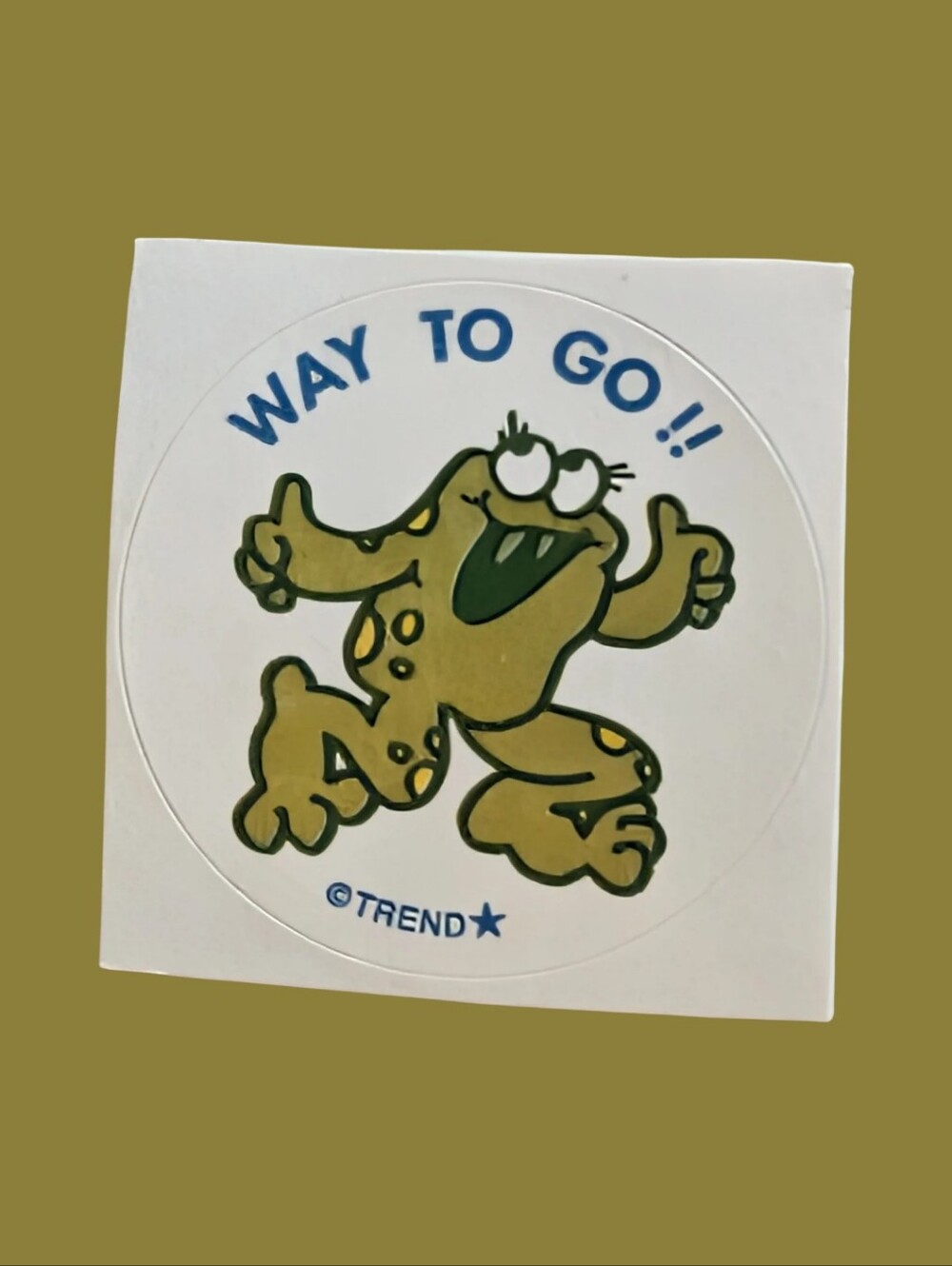 10/$25 Spearmint "Way To Go" Scratch & Sniff Retro Reward Sticker